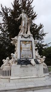 Statue of Mozart in central Vienna
